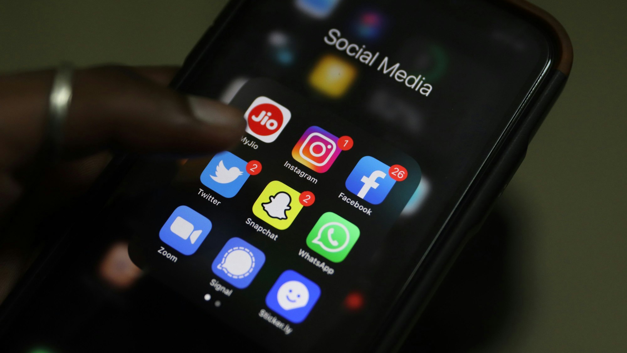 Apps von sozialen Netzwerken und Messengerdiensten