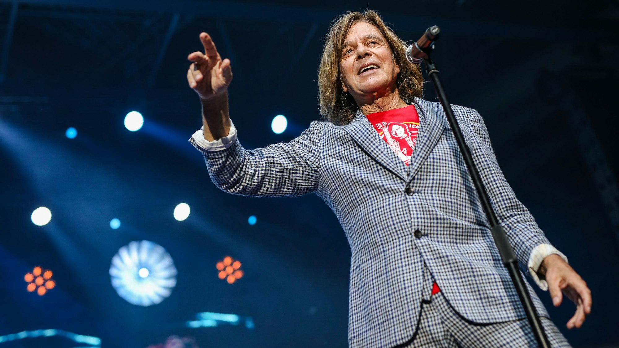 Sänger Jürgen Drews im Oktober 2019 bei der "Schlagernacht des Jahres". In seinem Podcast beantwortete er nun Fan-Fragen.