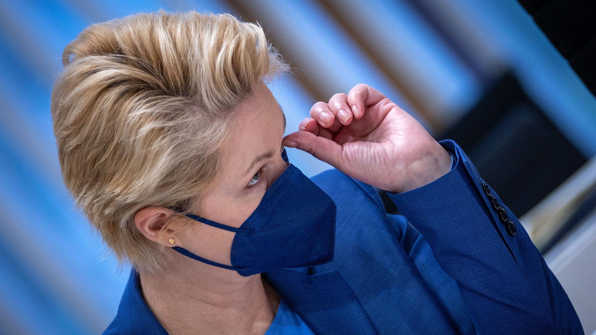 Manuela Schwesig (SPD) – hier ein Foto vom 26. Januar 2022 – wird vom ukrainischen Botschafter Andrij Melnyk heftig kritisiert.