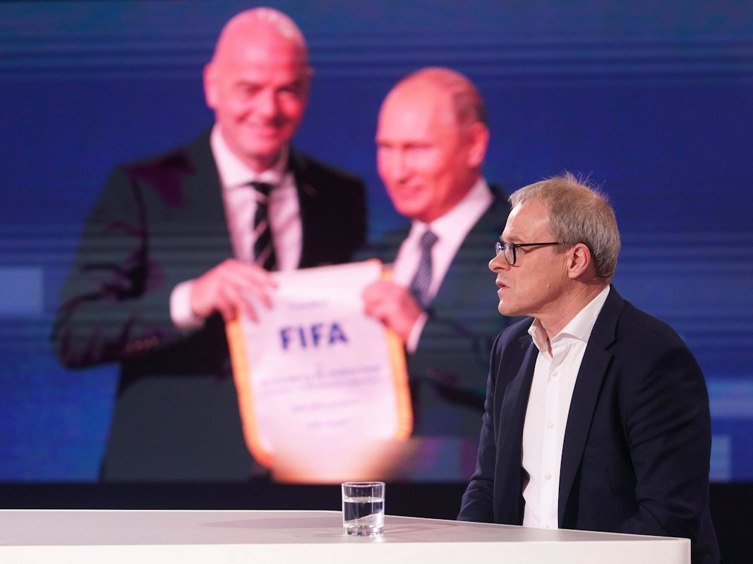 Peter Peters (früher Schalke) im „Aktuellen Sportstudio“.