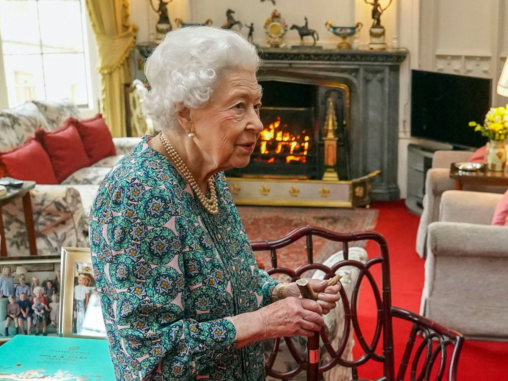 Königin Elizabeth II., hier am 16. Februar 2022, hat einen geplanten Empfang abgesagt.