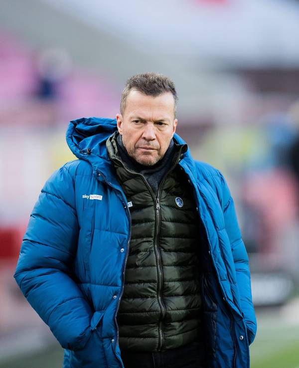 Lothar Matthäus als Sky-TV-Experte, vor dem Spiel 1. FC Köln gegen Eintracht Frankfurt.