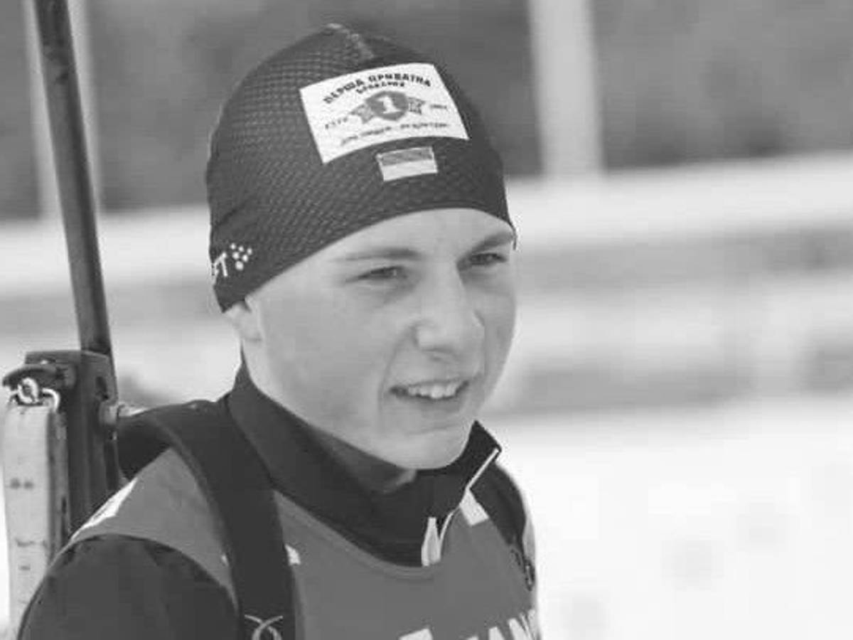 Der ukrainische Biathlet Yevhen Malyshev kam beim Krieg gegen Russland ums Leben. Bild vom ukrainischen Biathlon Verband.