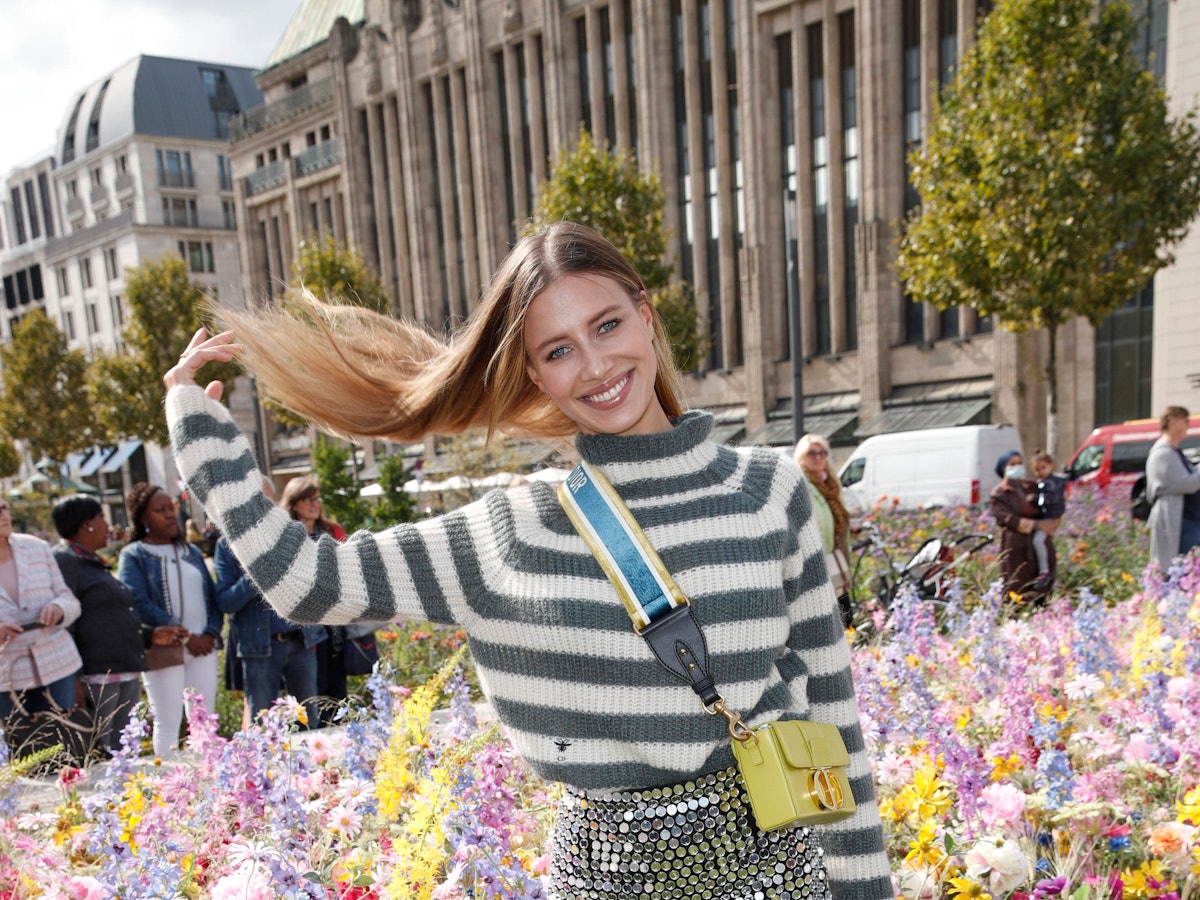 Nicole Poturalski am 21. September 2021 am Corneliusplatz in Düsseldorf.