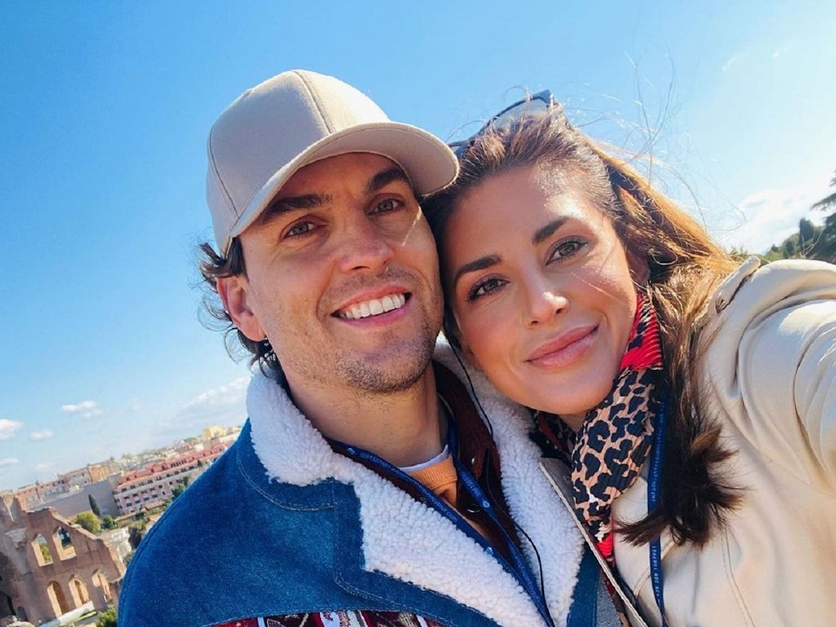 Fitness-Coach Johann Ackermann und RTL-Moderatorin Jana Azizi auf einem Instagram-Selfie in Rom.