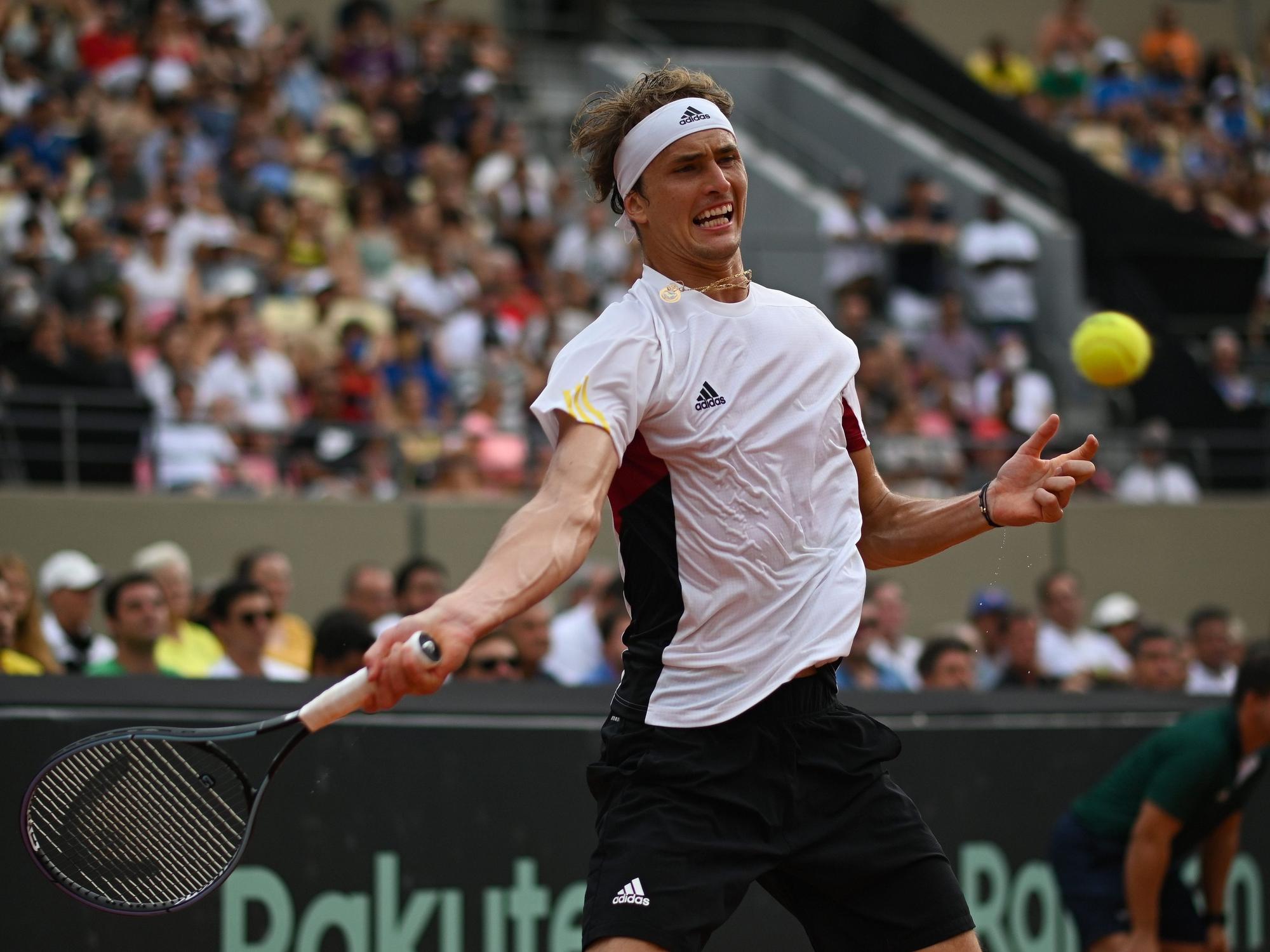 Alexander Zverev spielt beim Davis Cup.