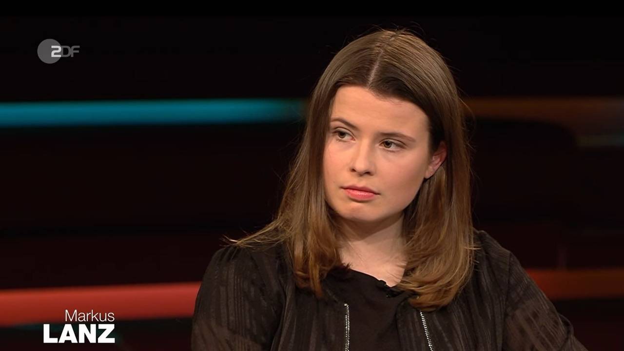 Luisa Neubauer bei „Markus Lanz“ im ZDF.