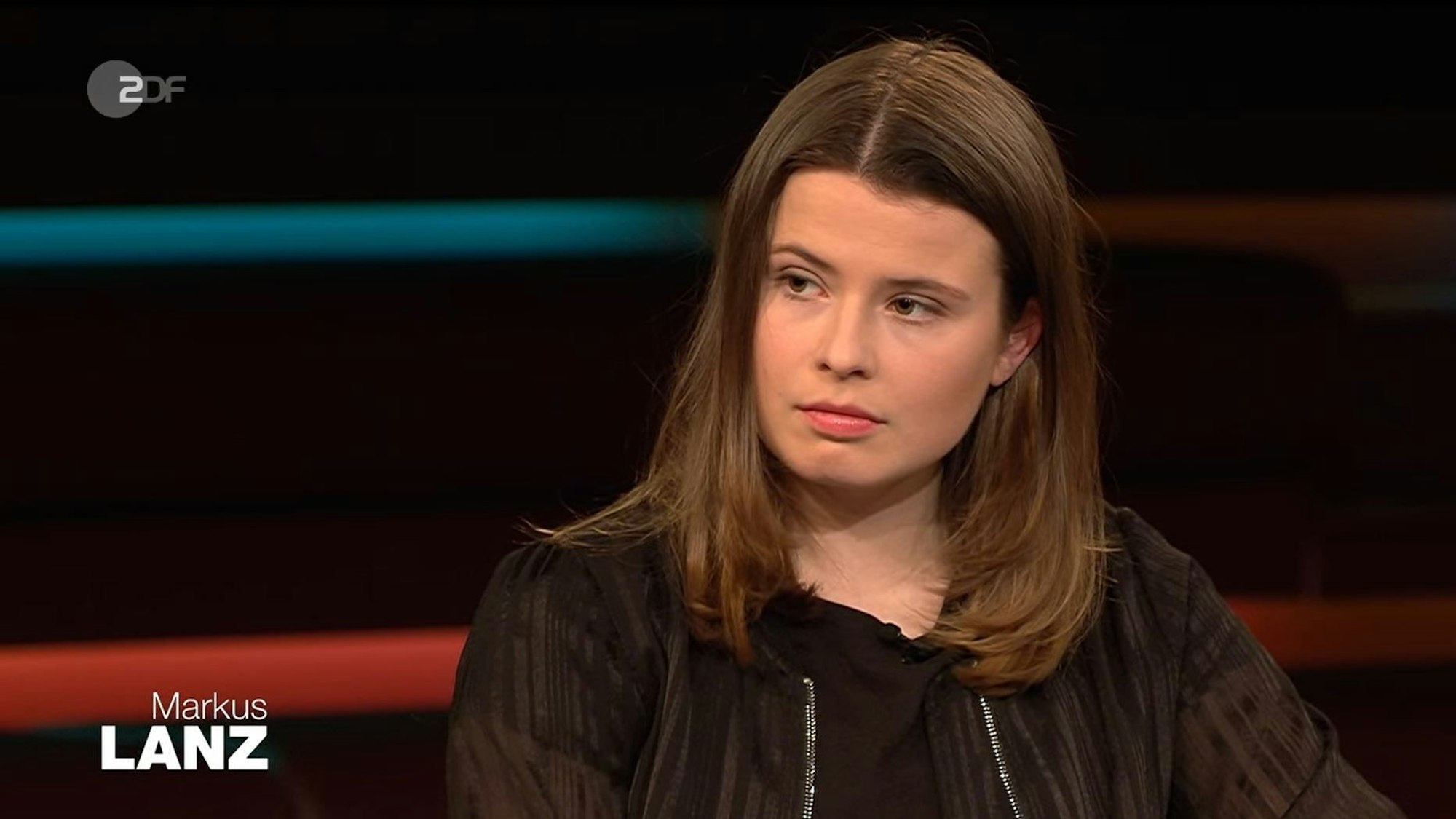 Luisa Neubauer bei „Markus Lanz“ im ZDF.