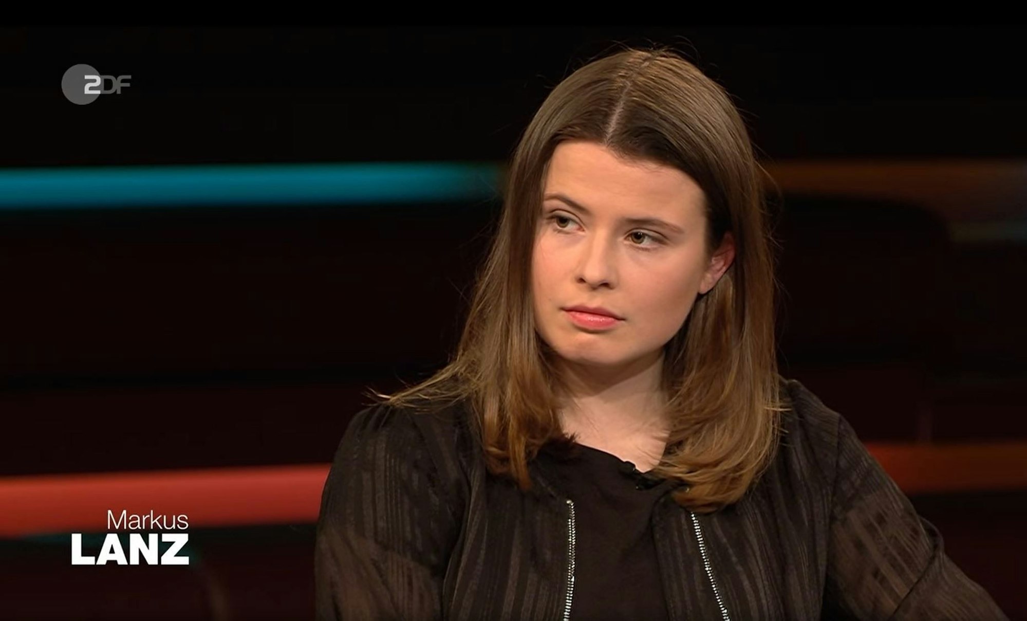 Luisa Neubauer bei Markus Lanz am 3.3.2022, ZDF Mediathek
