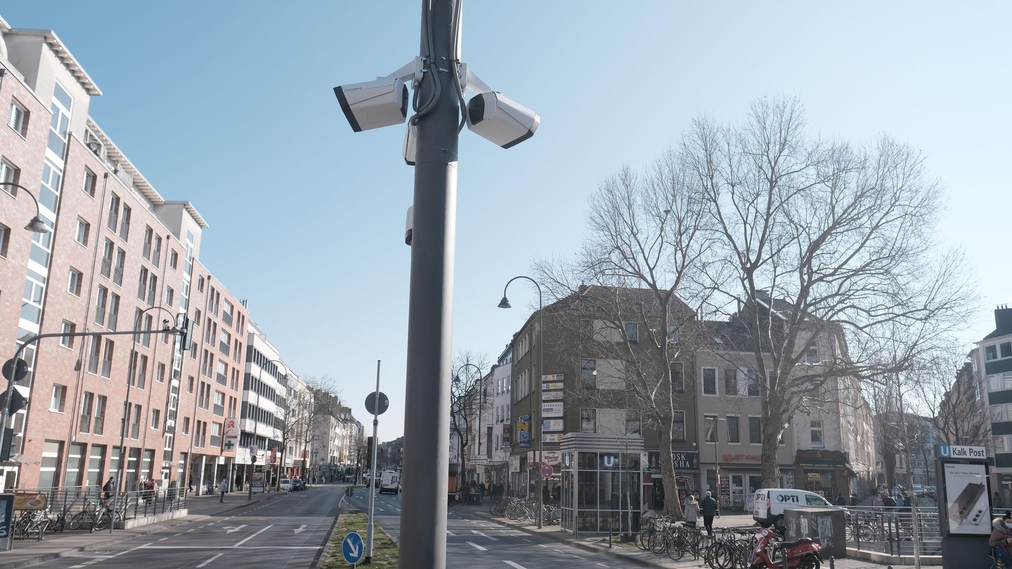 Videoaufzeichnung an der Kalker Post und Kalker Hauptstraße