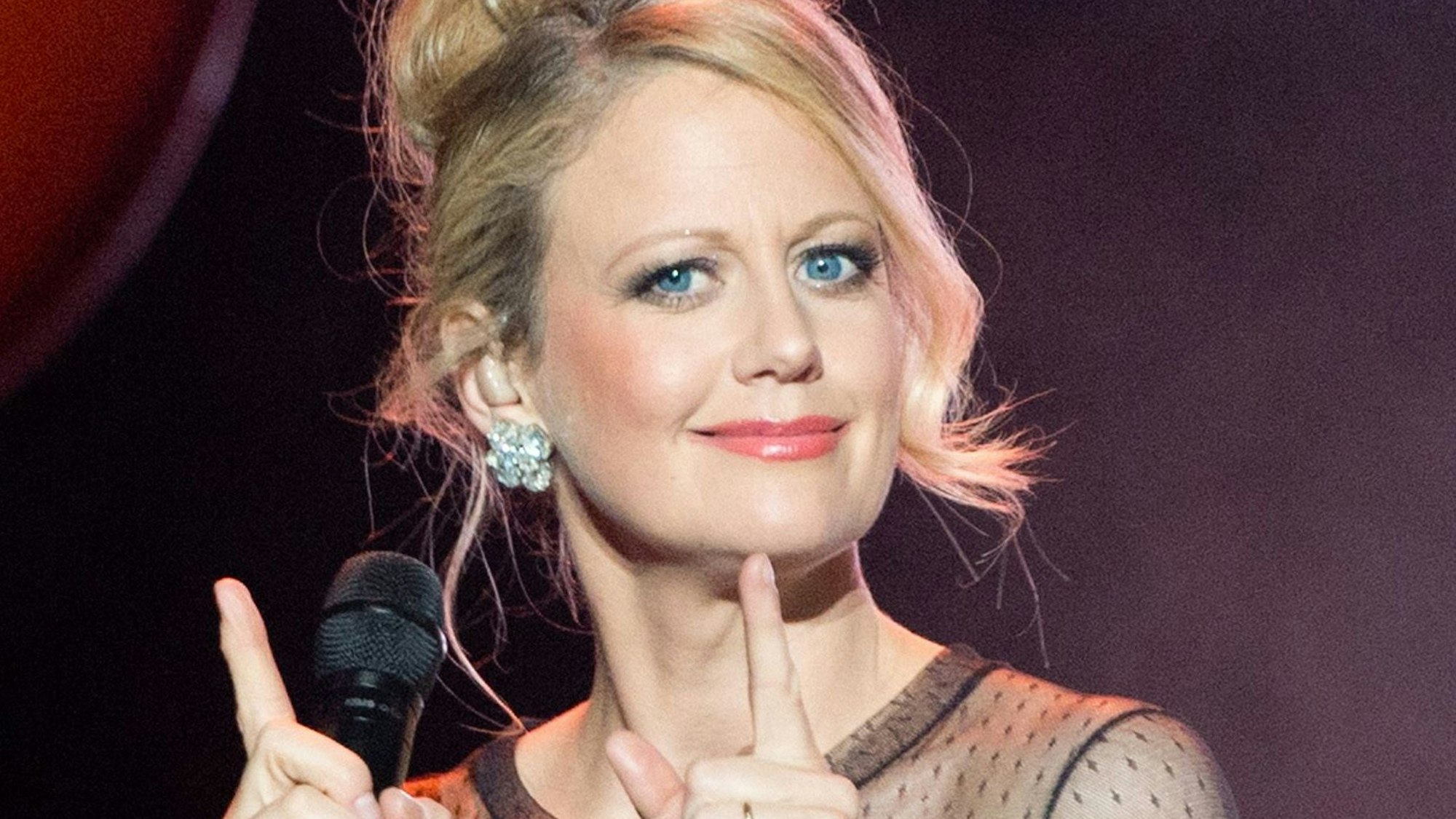 Barbara Schöneberger am 07.05.2014 beim deutschen ESC-Vorentscheid in Stuttgart