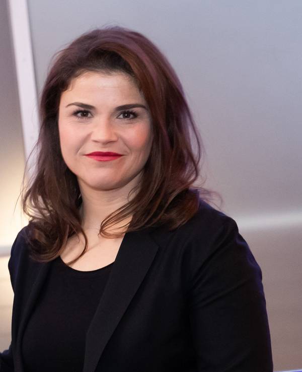 Die Schauspielerin Katharina Wackernagel bei einem Fototermin zum ARD-Fernsehfilm "Meister des Todes 2".