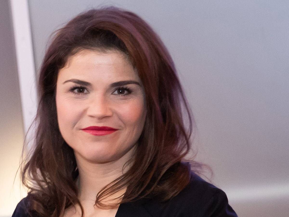 Die Schauspielerin Katharina Wackernagel bei einem Fototermin zum ARD-Fernsehfilm "Meister des Todes 2".