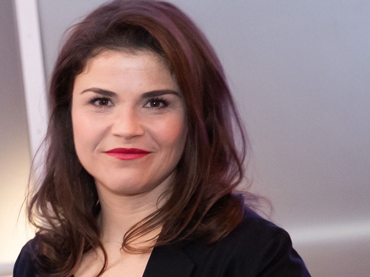 Die Schauspielerin Katharina Wackernagel bei einem Fototermin zum ARD-Fernsehfilm "Meister des Todes 2".