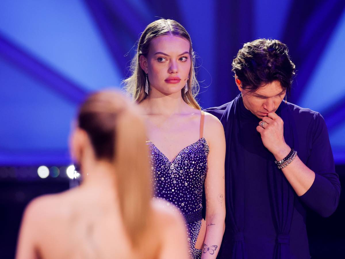 Cheyenne Ochsenknecht und ihr Tanzpartner Evgeny Vinokurov am 4. März in der RTL-Tanzshow „Let's Dance“ im Coloneum. Nun äußerte sich die Influencerin zu ihrem Show-Aus.