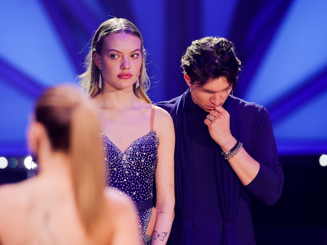 Cheyenne Ochsenknecht und ihr Tanzpartner Evgeny Vinokurov am 4. März in der RTL-Tanzshow „Let's Dance“ im Coloneum. Nun äußerte sich die Influencerin zu ihrem Show-Aus.