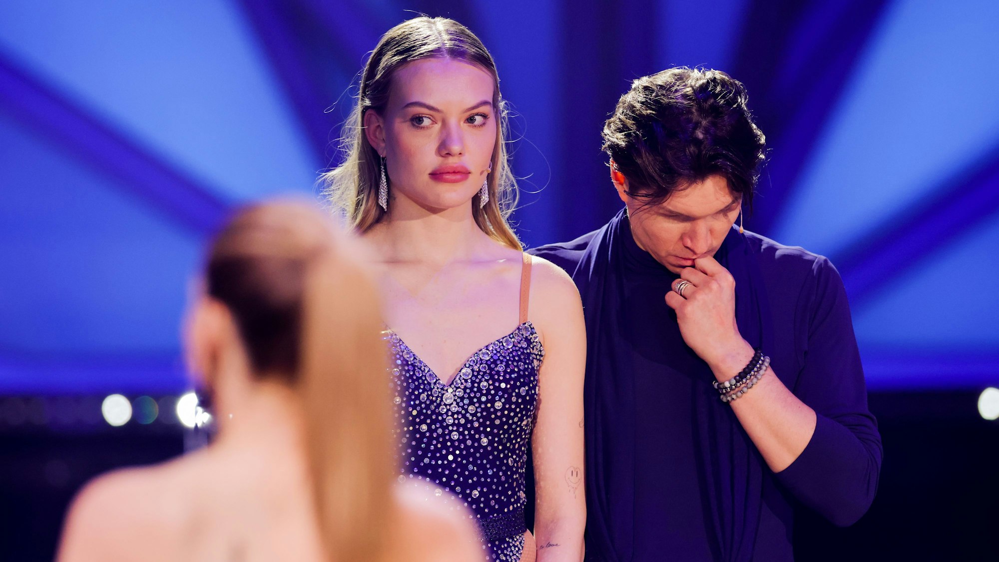 Cheyenne Ochsenknecht und ihr Tanzpartner Evgeny Vinokurov am 4. März in der RTL-Tanzshow „Let's Dance“ im Coloneum. Nun äußerte sich die Influencerin zu ihrem Show-Aus.