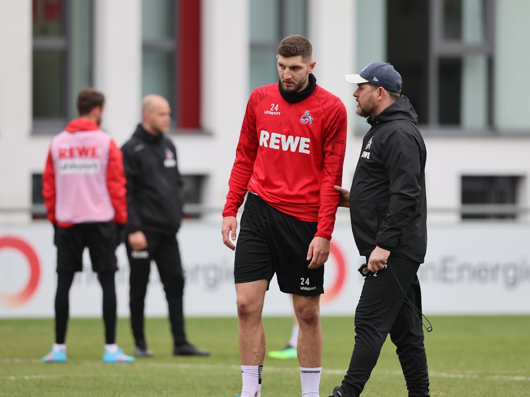Steffen Baumgart im Gespräch mit Jeff Chabot