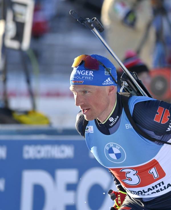 Erik Lesser aus Deutschland in Aktion.