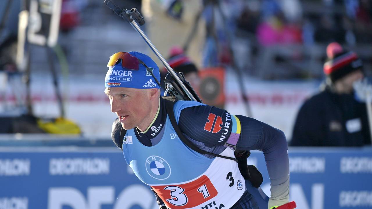 Erik Lesser aus Deutschland in Aktion.