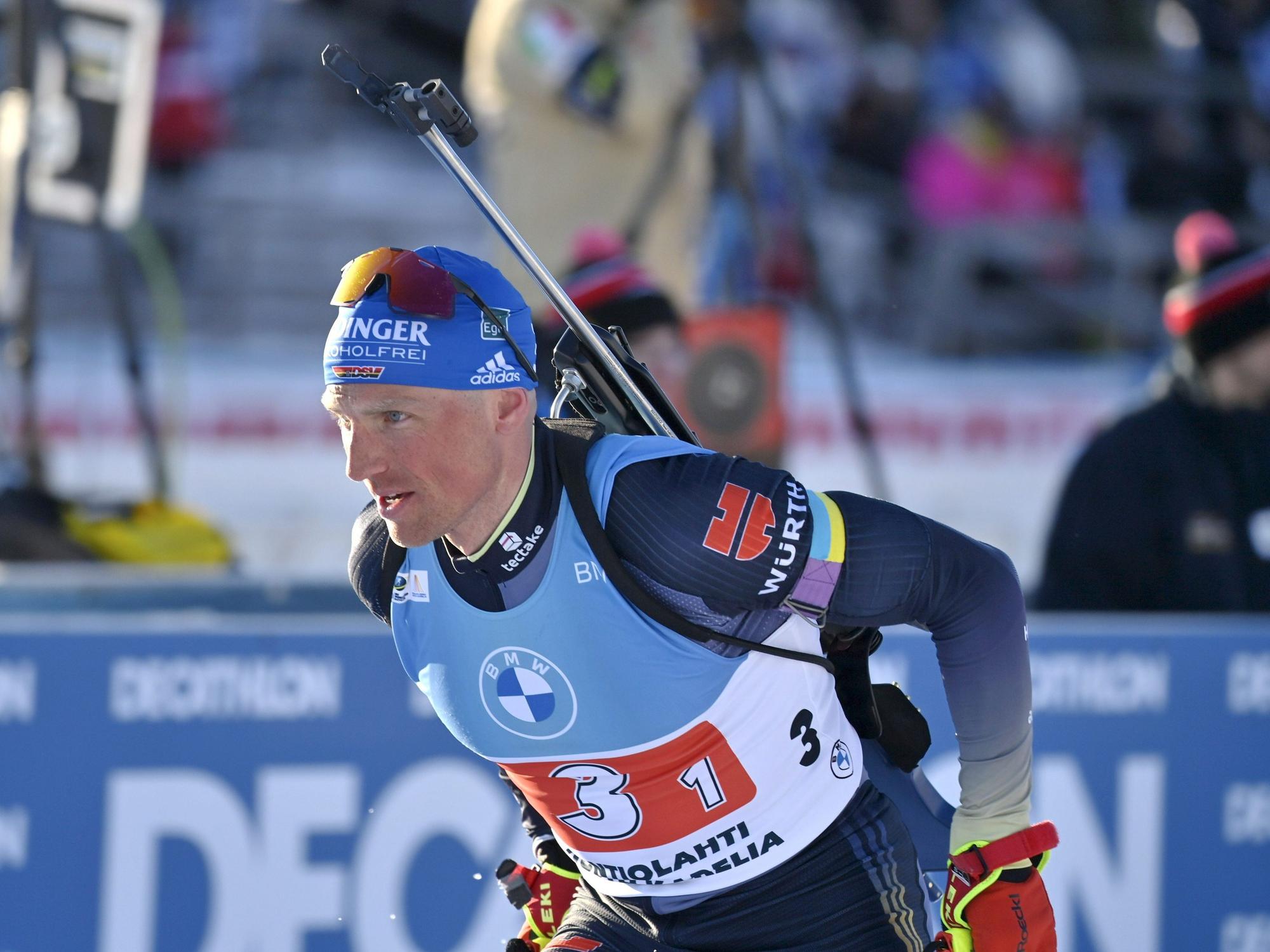 Erik Lesser aus Deutschland in Aktion.