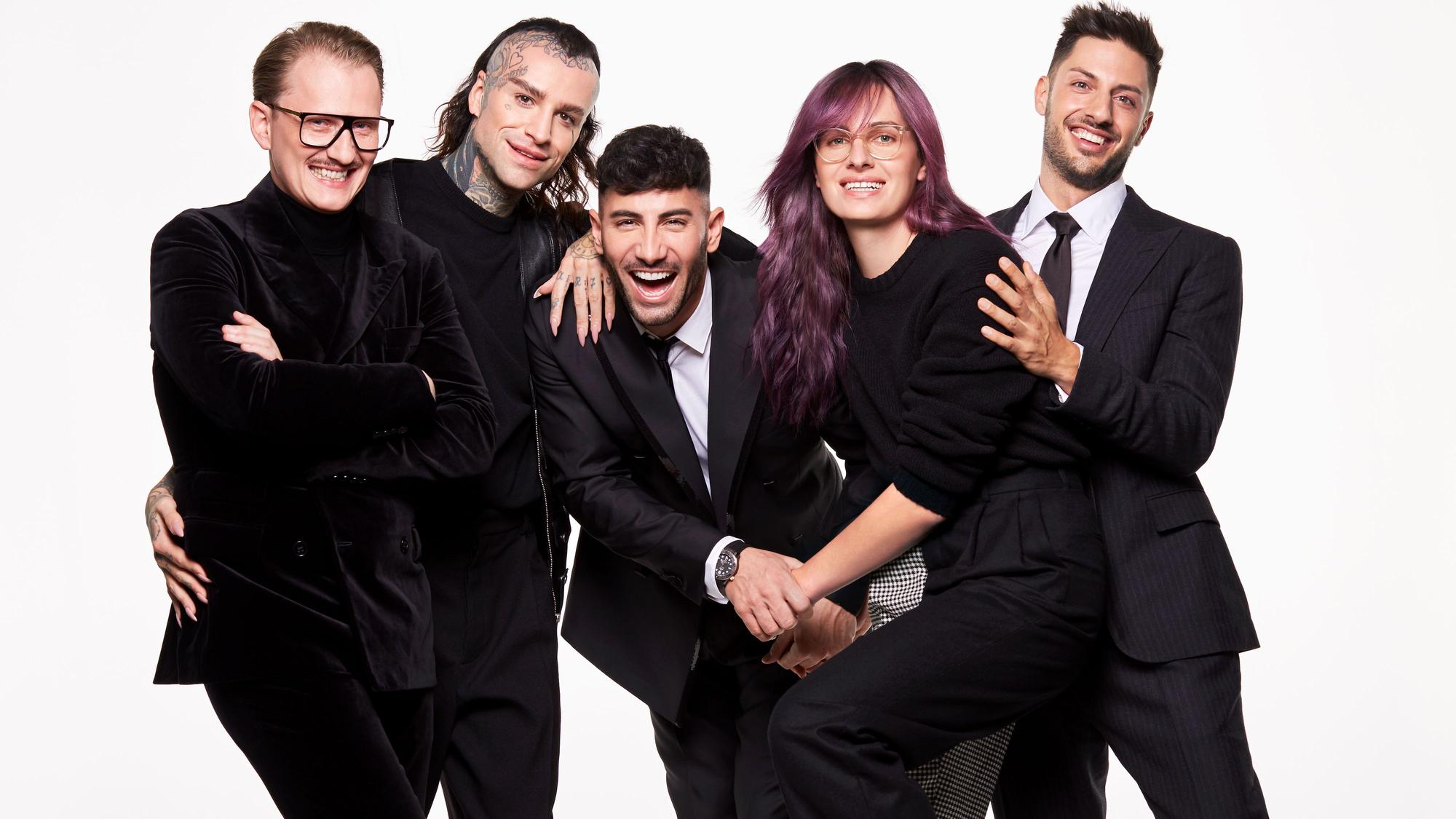 Die „Fab Five“ rund um Jan-Henrik Scheper-Stuke, David Jakobs, Ayan Yuruk, Leni Bolt und Aljosha Muttardi.