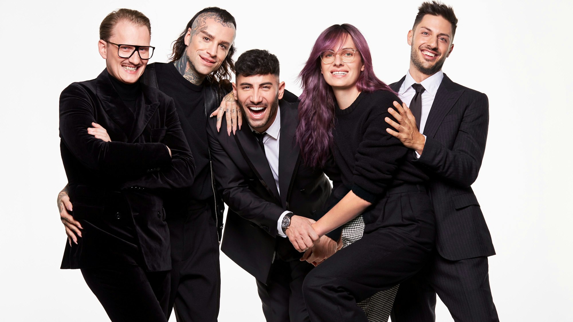 Die „Fab Five“ rund um Jan-Henrik Scheper-Stuke, David Jakobs, Ayan Yuruk, Leni Bolt und Aljosha Muttardi.