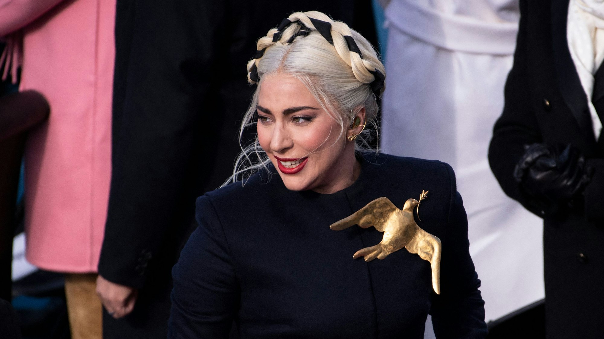 Lady Gaga bei der Vereidigung von US-Präsident Joe Biden.