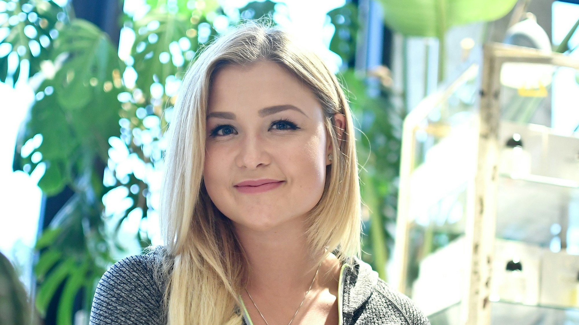 Die Fitness-Influencerin Sophia Thiel, aufgenommen am Rande der Vorstellung der sixx-Sendung „Fitness Diaries“.