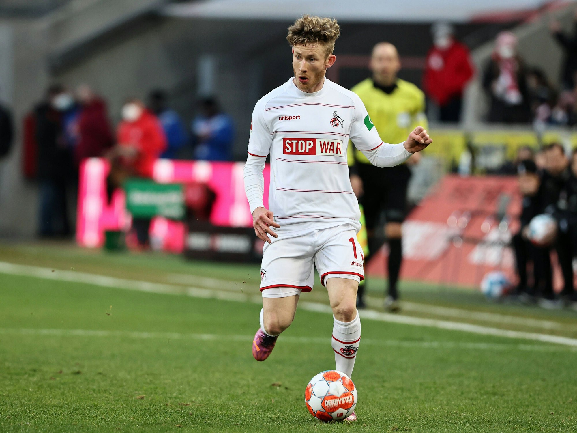 1.FC Köln vs. TSG 1899 Hoffenheim, 25. Spieltag, 06.03.2022, 17.30 Uhr, Florian Kainz 1. FC Köln, Bild: *** Sport 1 FC Köln vs TSG 1899 Hoffenheim, 25 matchday, 06 03 2022, 17 30 clock, Florian Kainz 1 FC Köln , image.