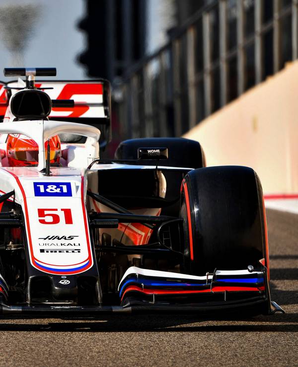 Pietro Fittipaldi am Steuer des Haas.
