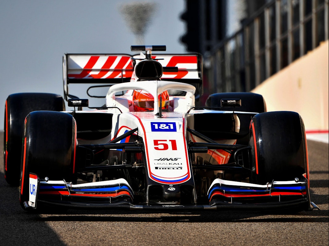 Pietro Fittipaldi am Steuer des Haas.