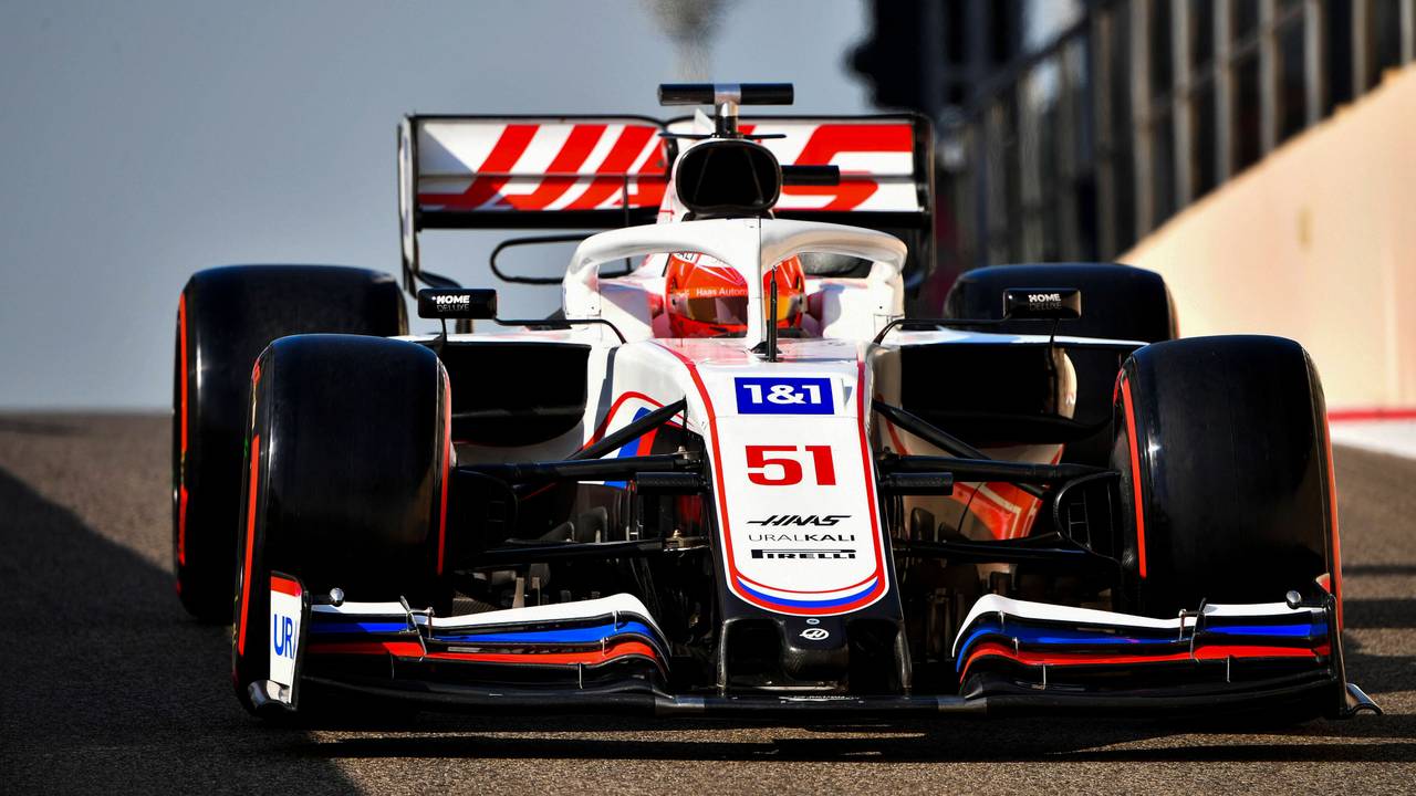 Pietro Fittipaldi am Steuer des Haas.