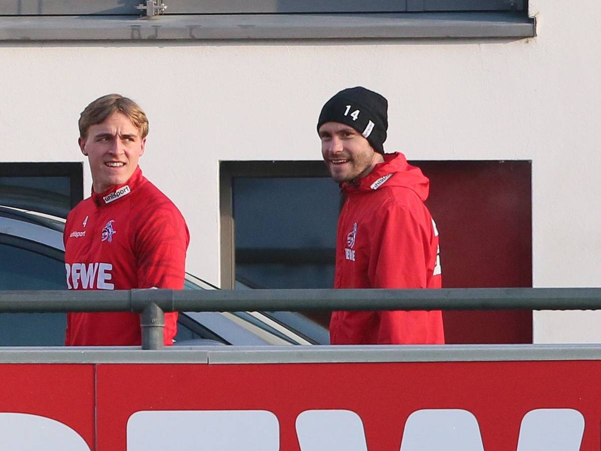 Timo Hübers und Jonas Hector trainieren beim 1. FC Köln.