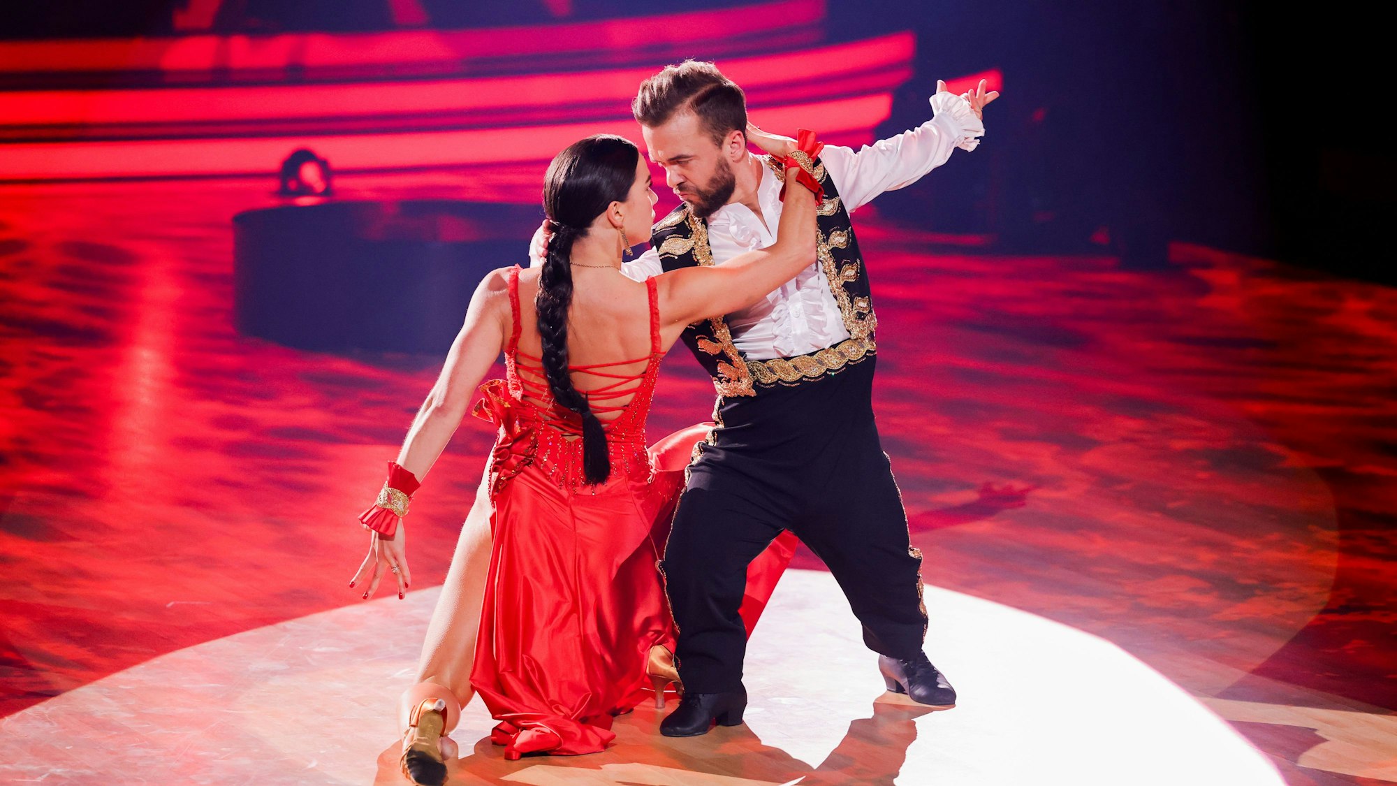 Mathias Mester und Renata Lusin tanzen in der RTL-Tanzshow „Let’s Dance“.