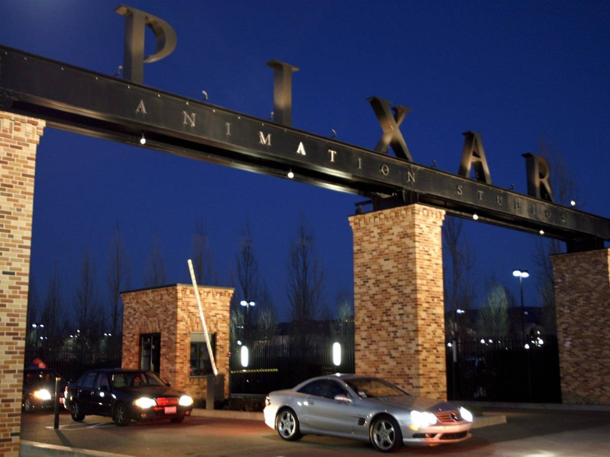 Disney hat 2006 die Pixar Animation Studios gekauft. Das Foto wurde am 24.01.2006 in Emeryville (Kalifornien), dem Hauptsitz des Unternehmens, aufgenommen.