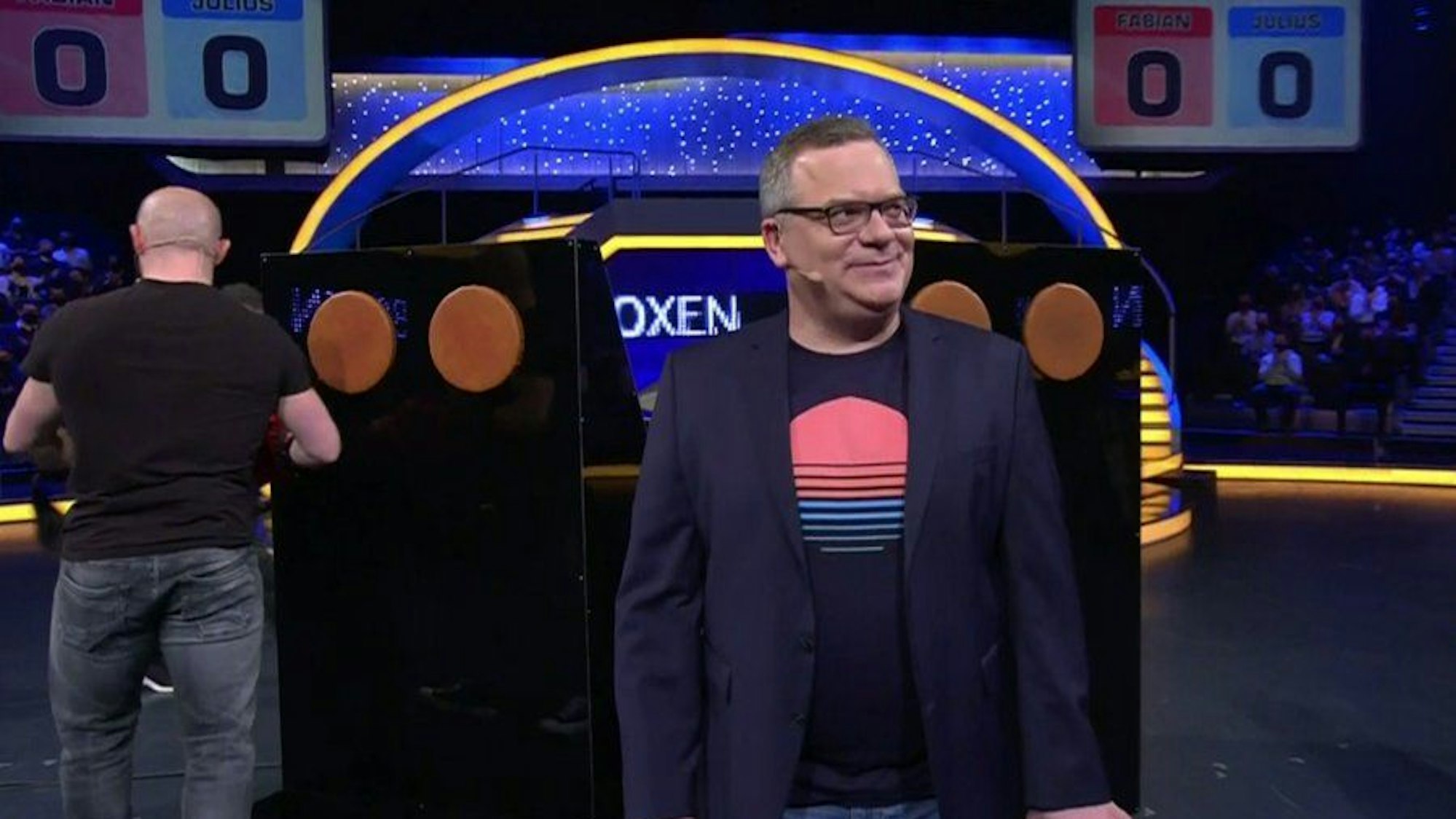 Schlag den Star (12. März 2022)
Elton moderiert das Duell zwischen Fabian Hambüchen und Julius Brink