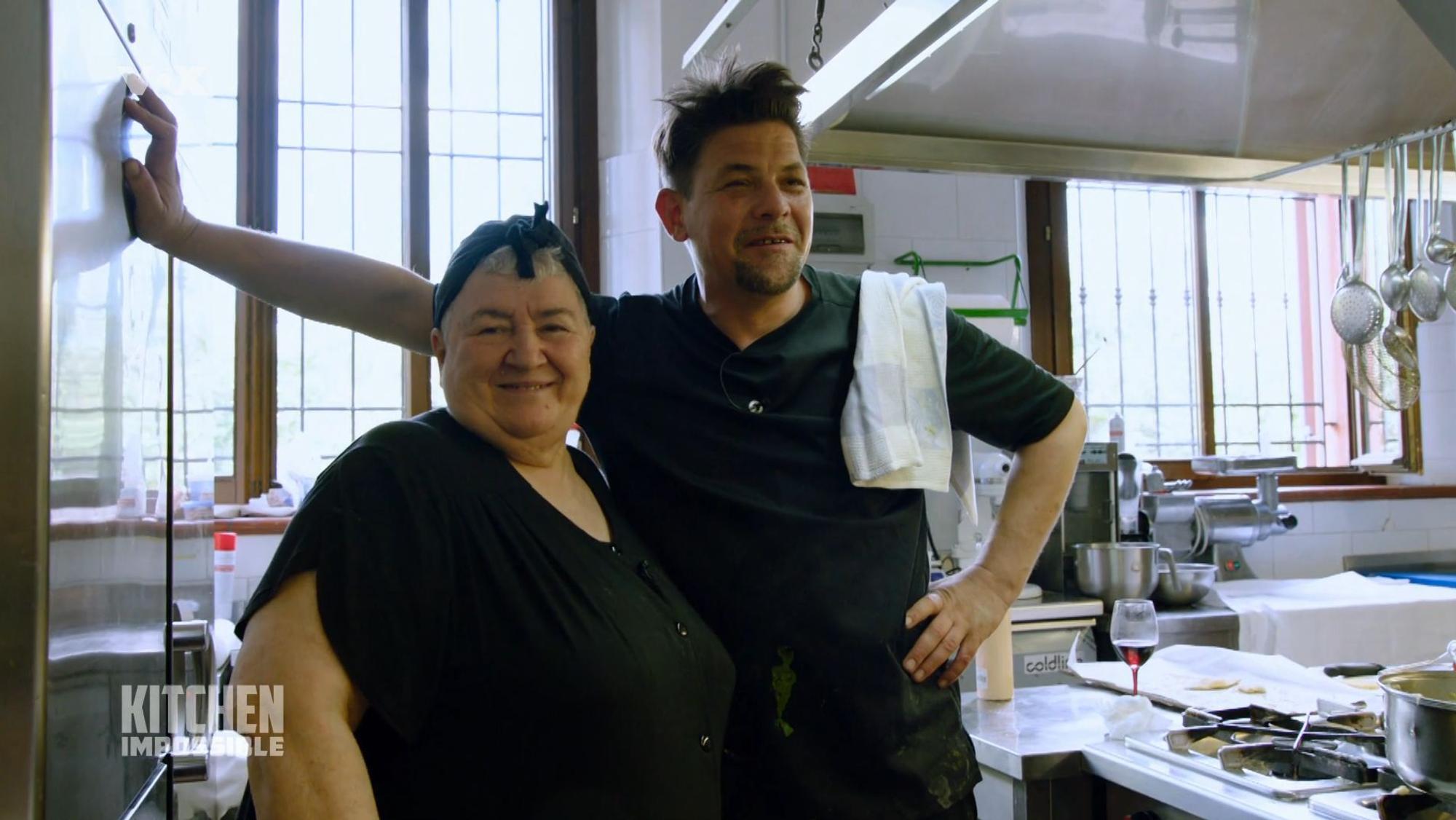 Kitchen Impossible (Vox, 13.3.2022)
Tim Mälzer und Anna Maria Barbieri aus Italien
