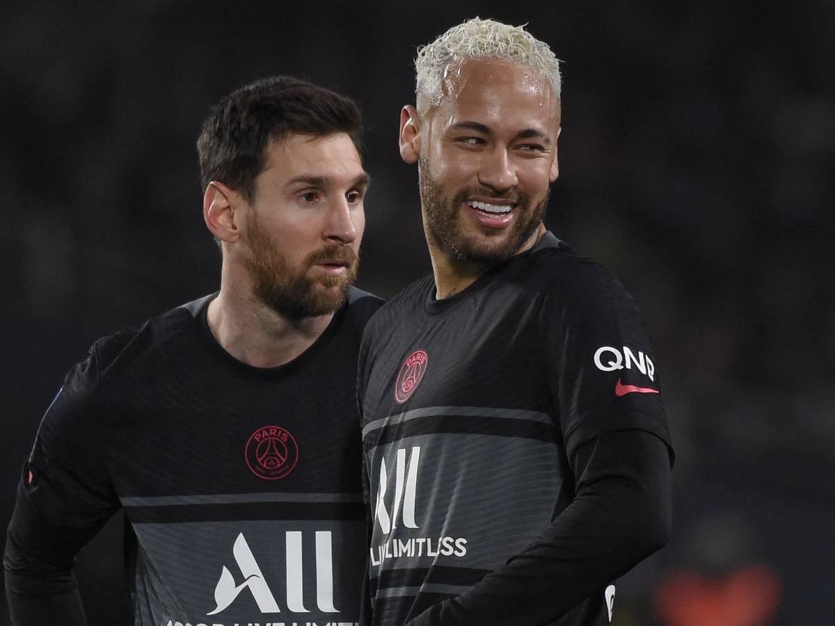 Die beiden Paris-Stars Lionel Messi (l.) und Neymar (r.).