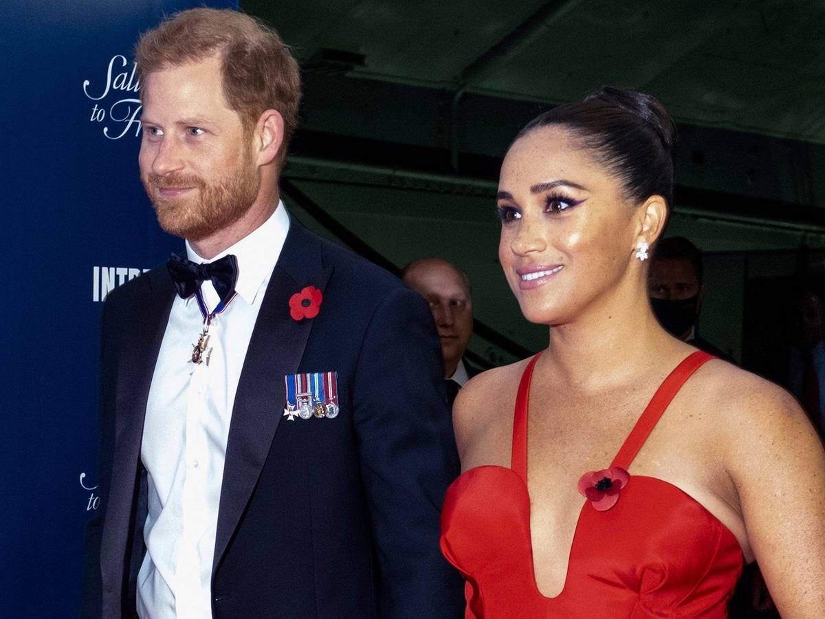 Prinz Harry und Herzogin Meghan (hier 2021) nehmen nicht an der Trauerfeier von Prinz Philipp teil.