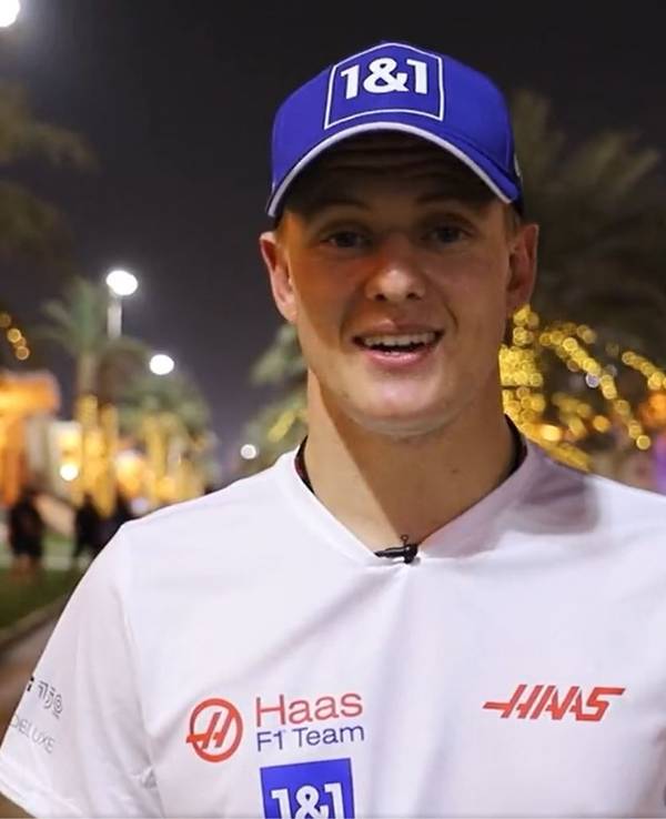 Mick Schumacher nach seiner Nachtschicht in Bahrain