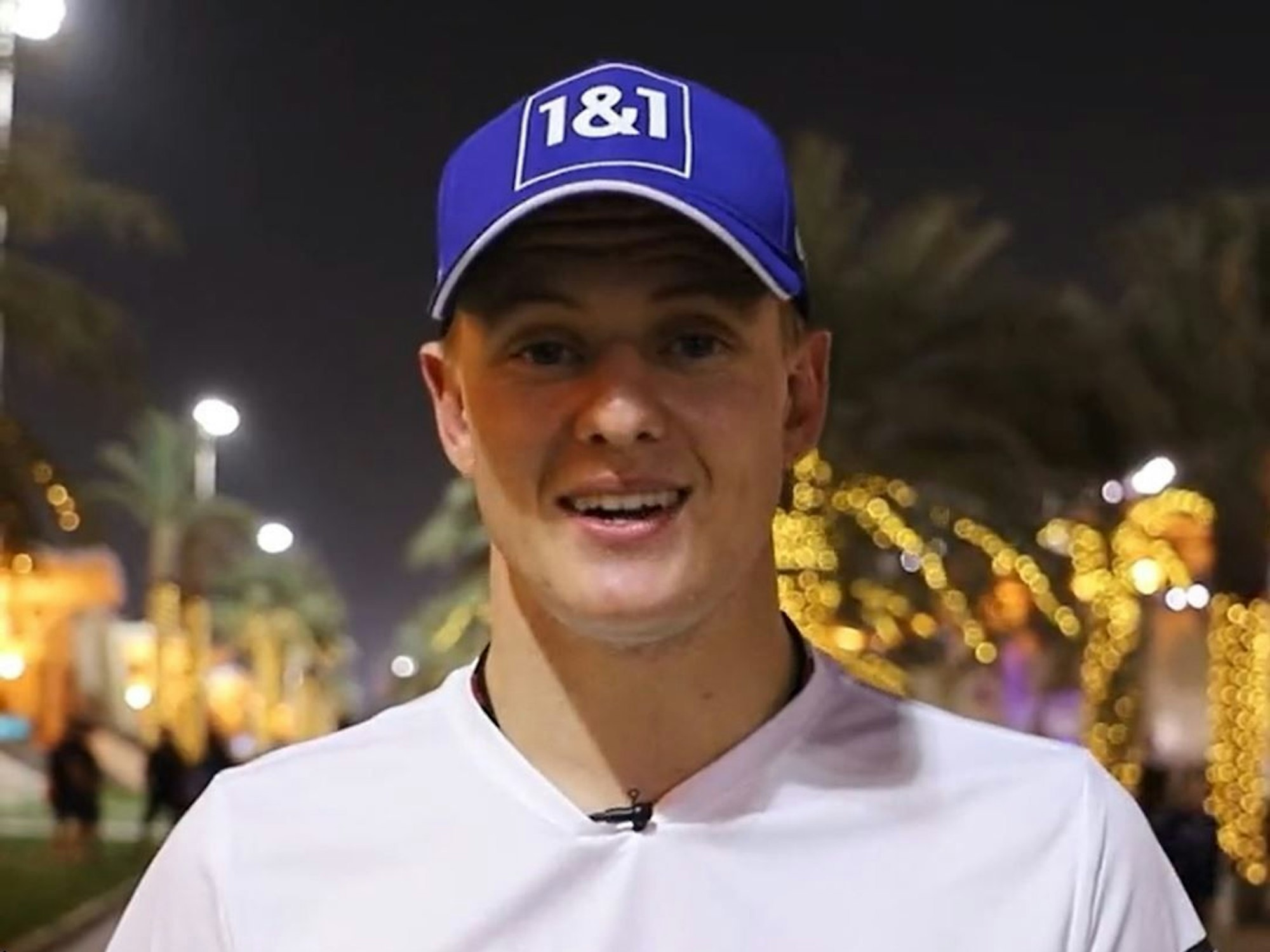 Mick Schumacher nach seiner Nachtschicht in Bahrain