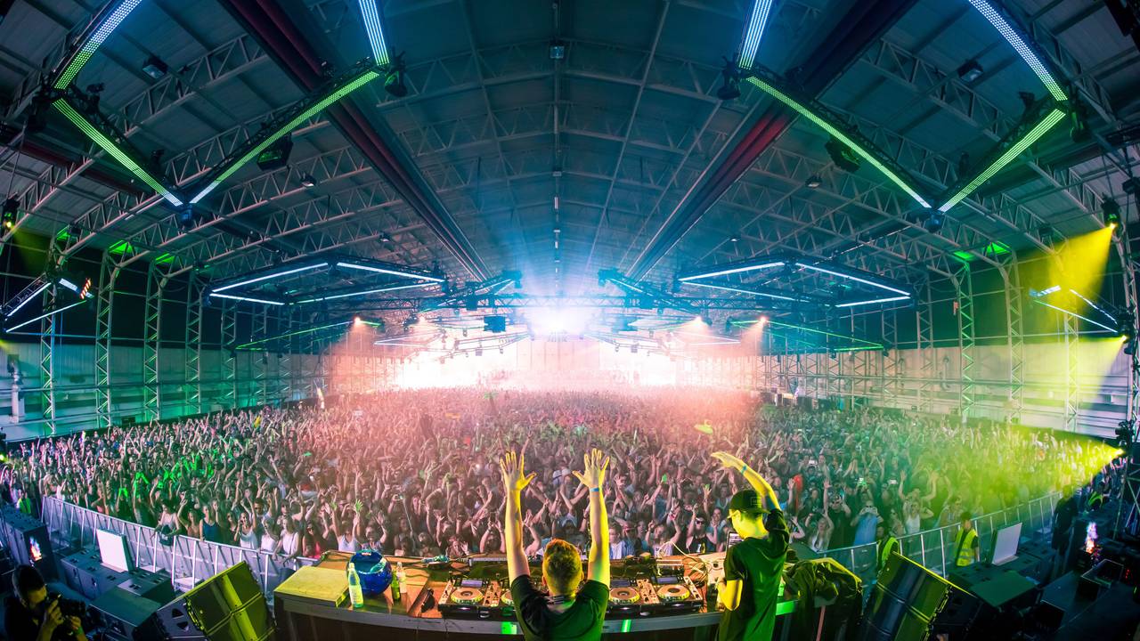 Die Bühne des Parookaville-Festivals