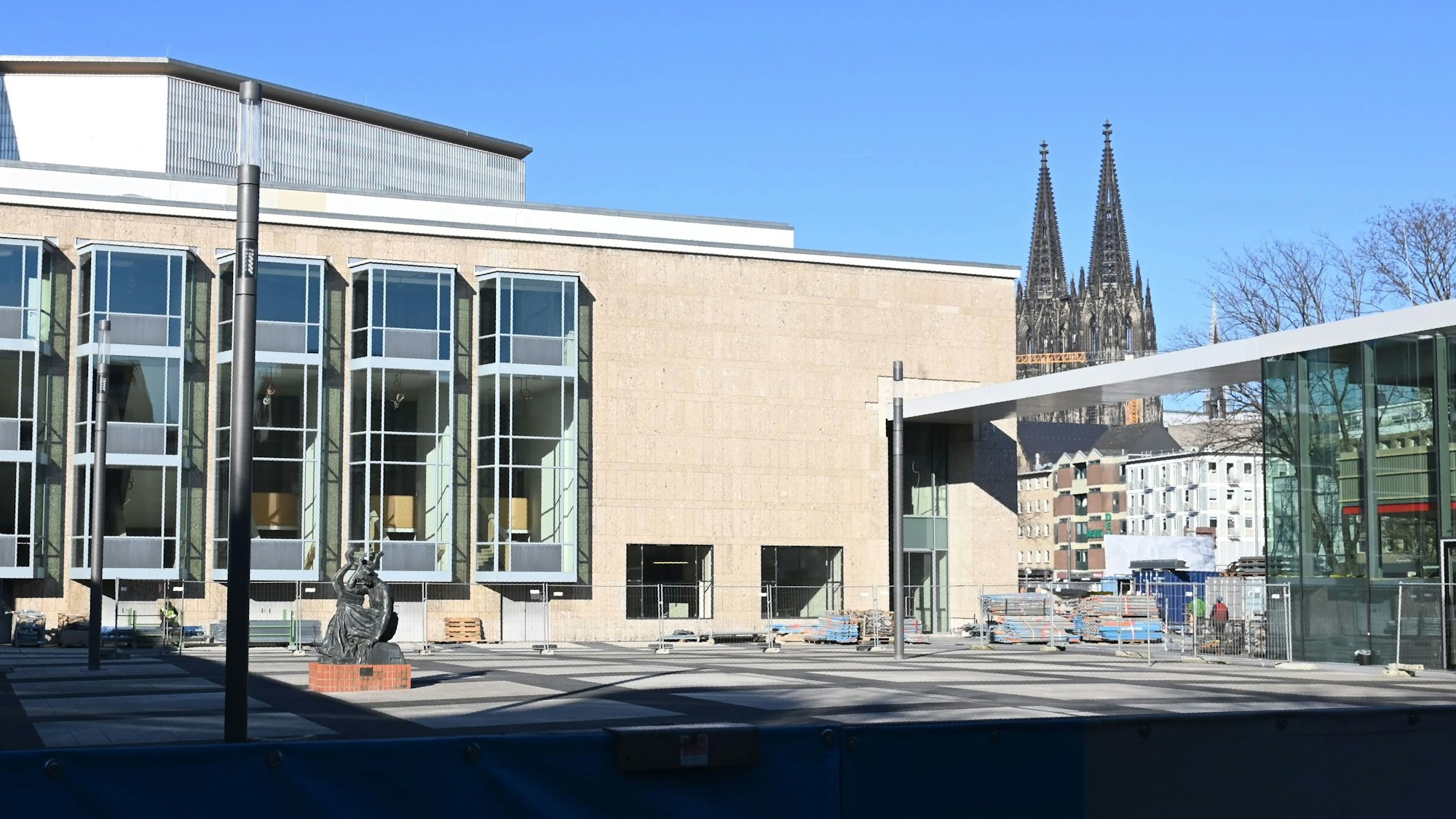 Der kleine Offenbach-Platz in Köln.