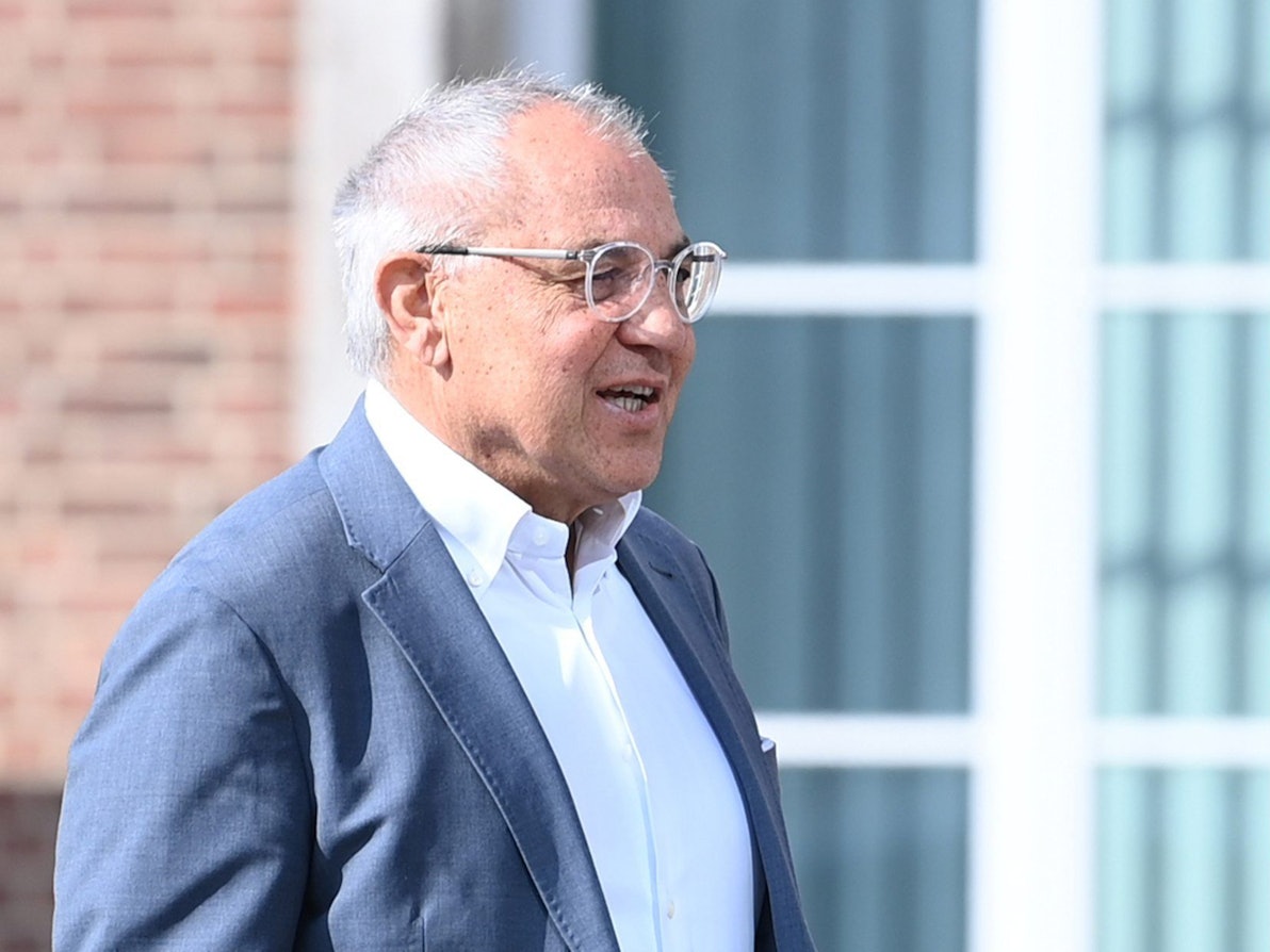 Der neue Trainer Felix Magath am Tag seiner Präsentation als Hertha-Coach.