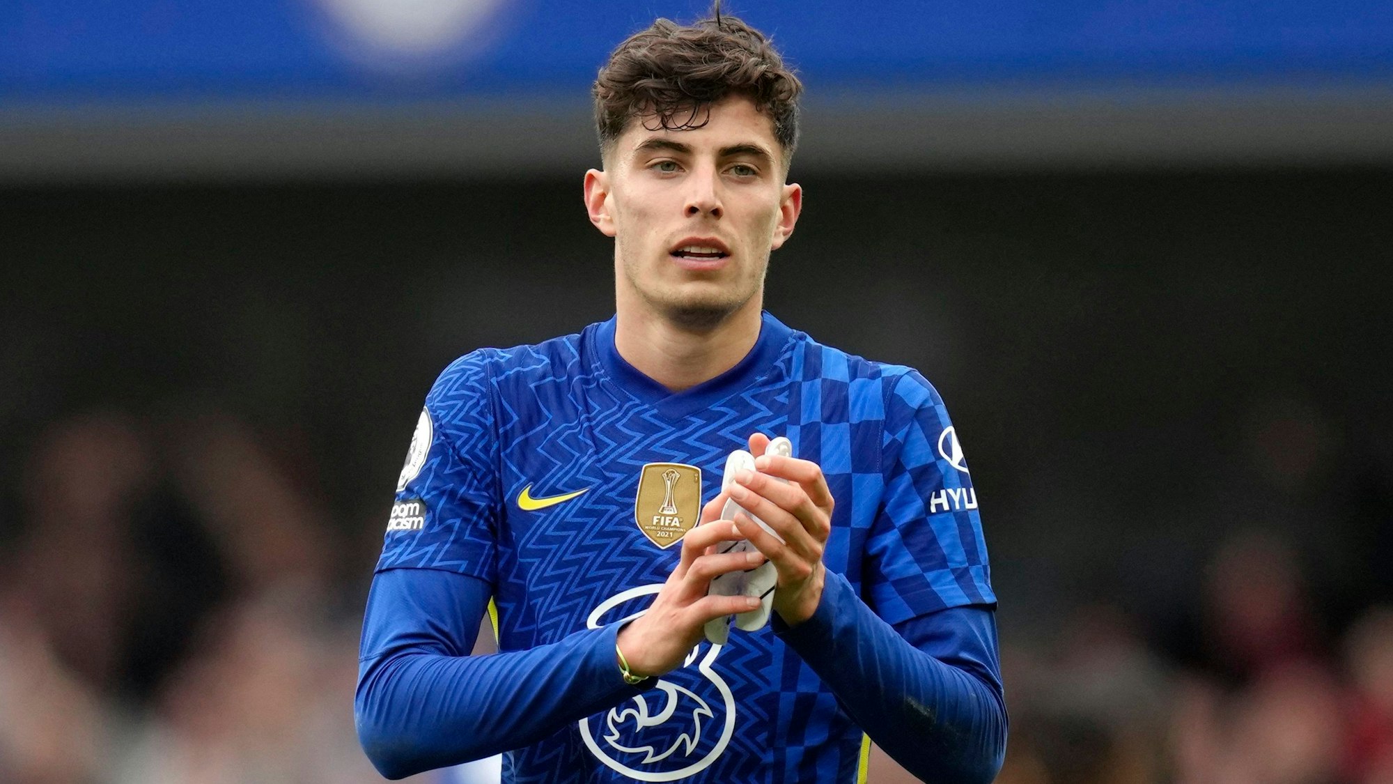 Kai Havertz geht nach seinem Siegtor für den FC Chelsea gegen Newcastle United über den Rasen