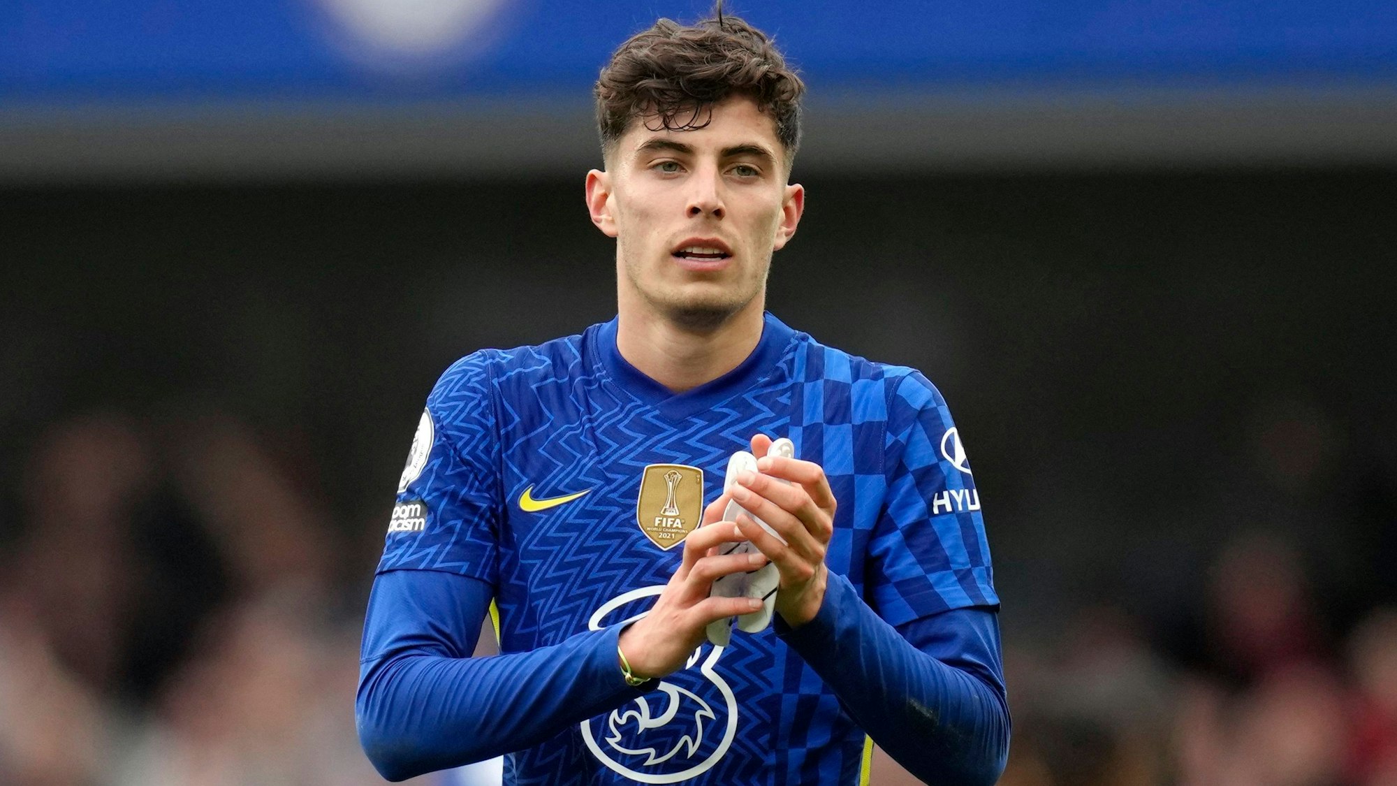 Kai Havertz geht nach seinem Siegtor für den FC Chelsea gegen Newcastle United über den Rasen