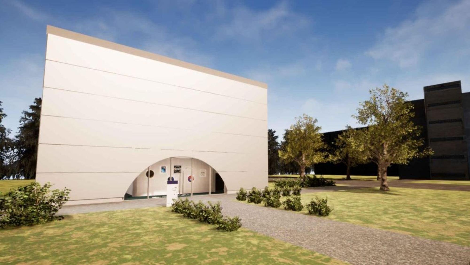So soll die neue Luna-Halle in Köln aussehen. Dort sollen Mond-Missionen simuliert werden.