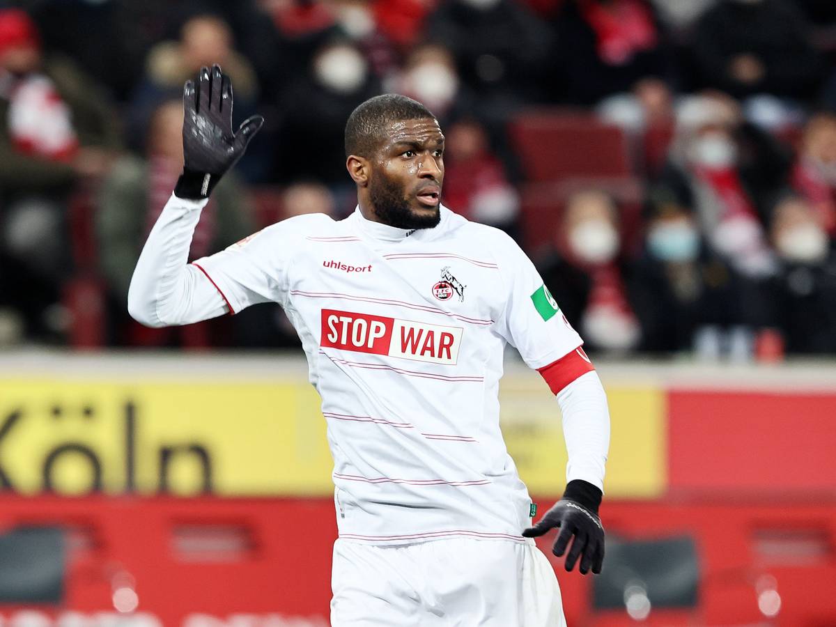 Anthony Modeste spielt für den 1. FC Köln gegen die TSG Hoffenheim.