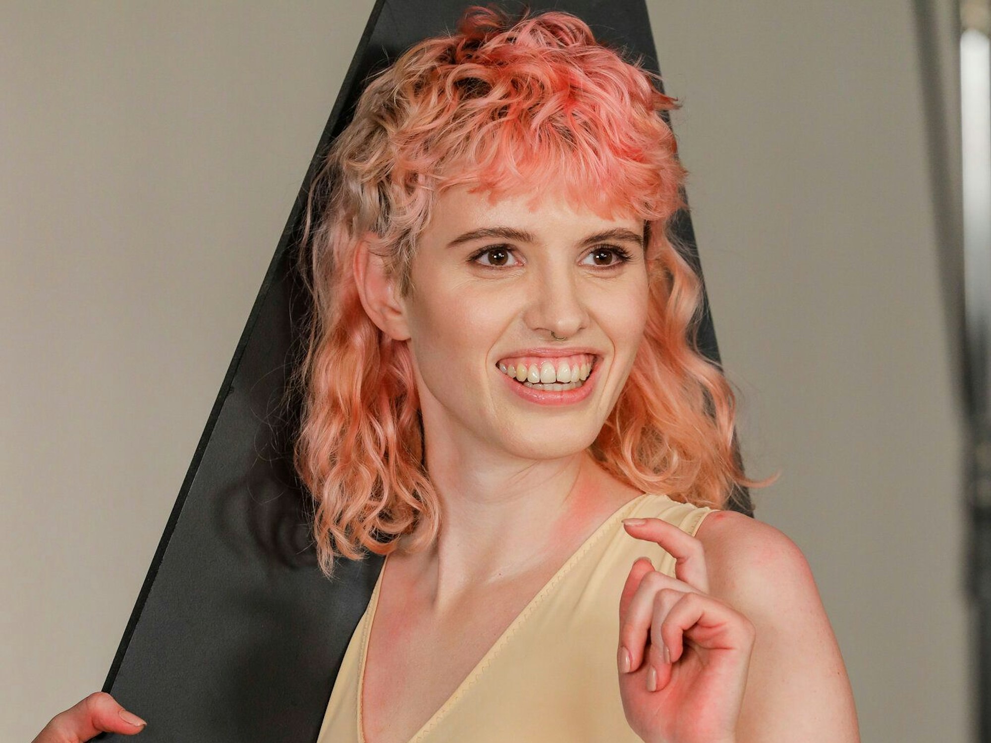 Viola (Bild) ist mit ihrer Leistung beim Shooting nicht zufrieden.